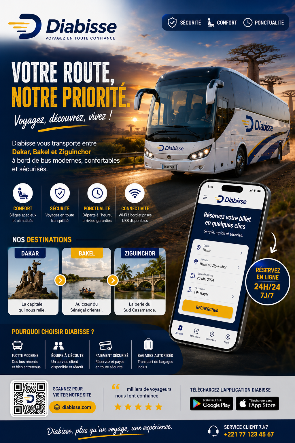 Flyer Diabisse votre route notre priorité